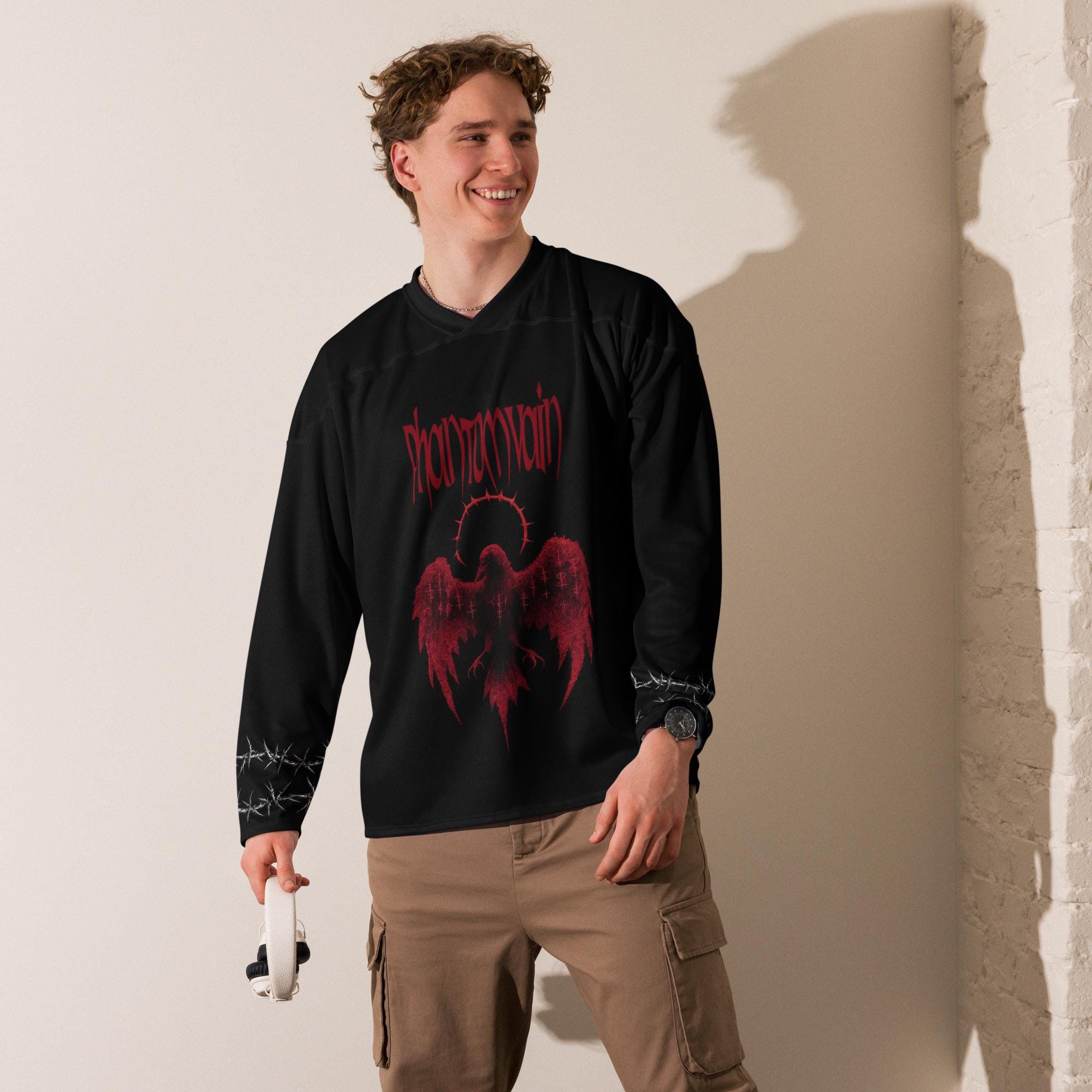 The Crow Long Sleeve Hockey Jersey