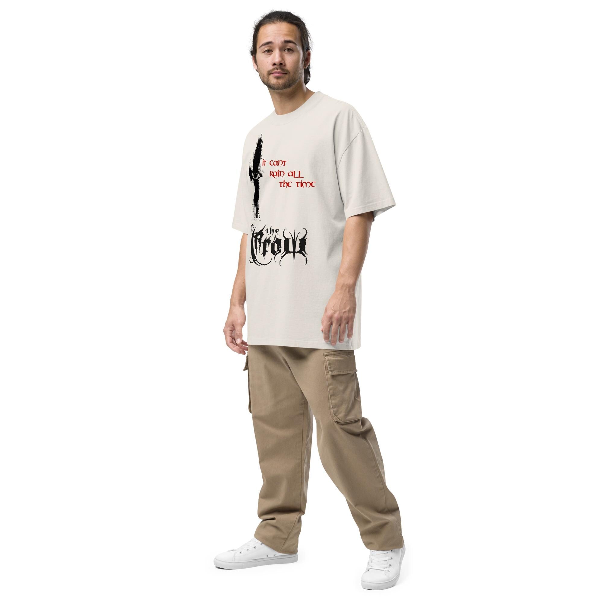 The Crow Oversized Faded Tee