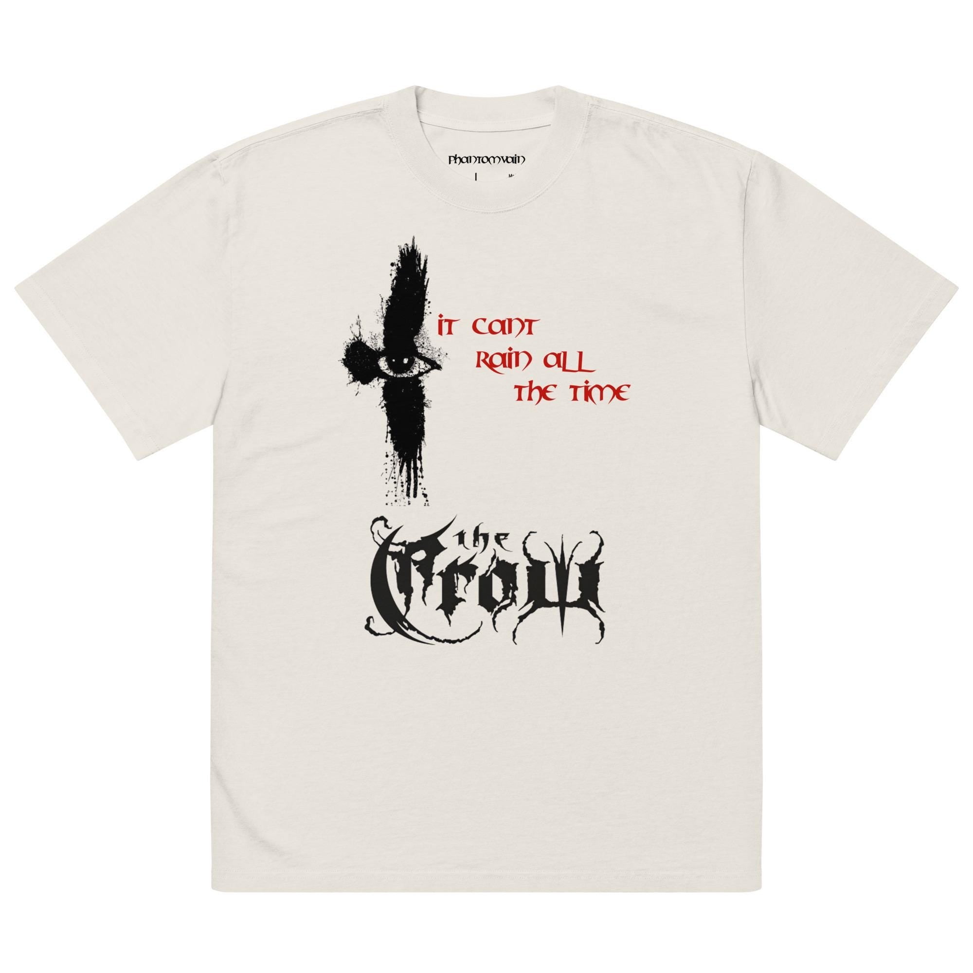 The Crow Oversized Faded Tee