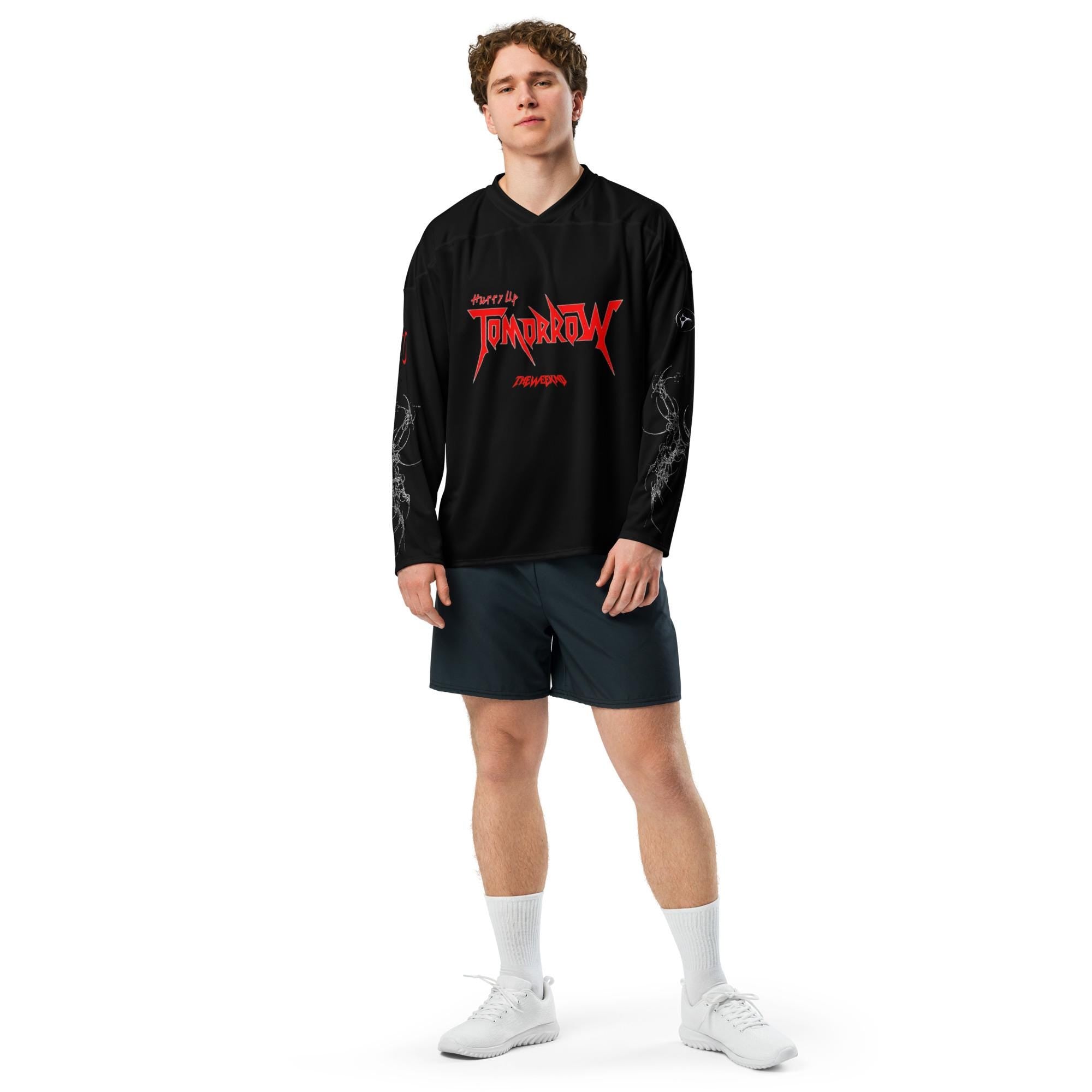 Hurry Up Tomorrow Long Sleeve Hockey Jersey