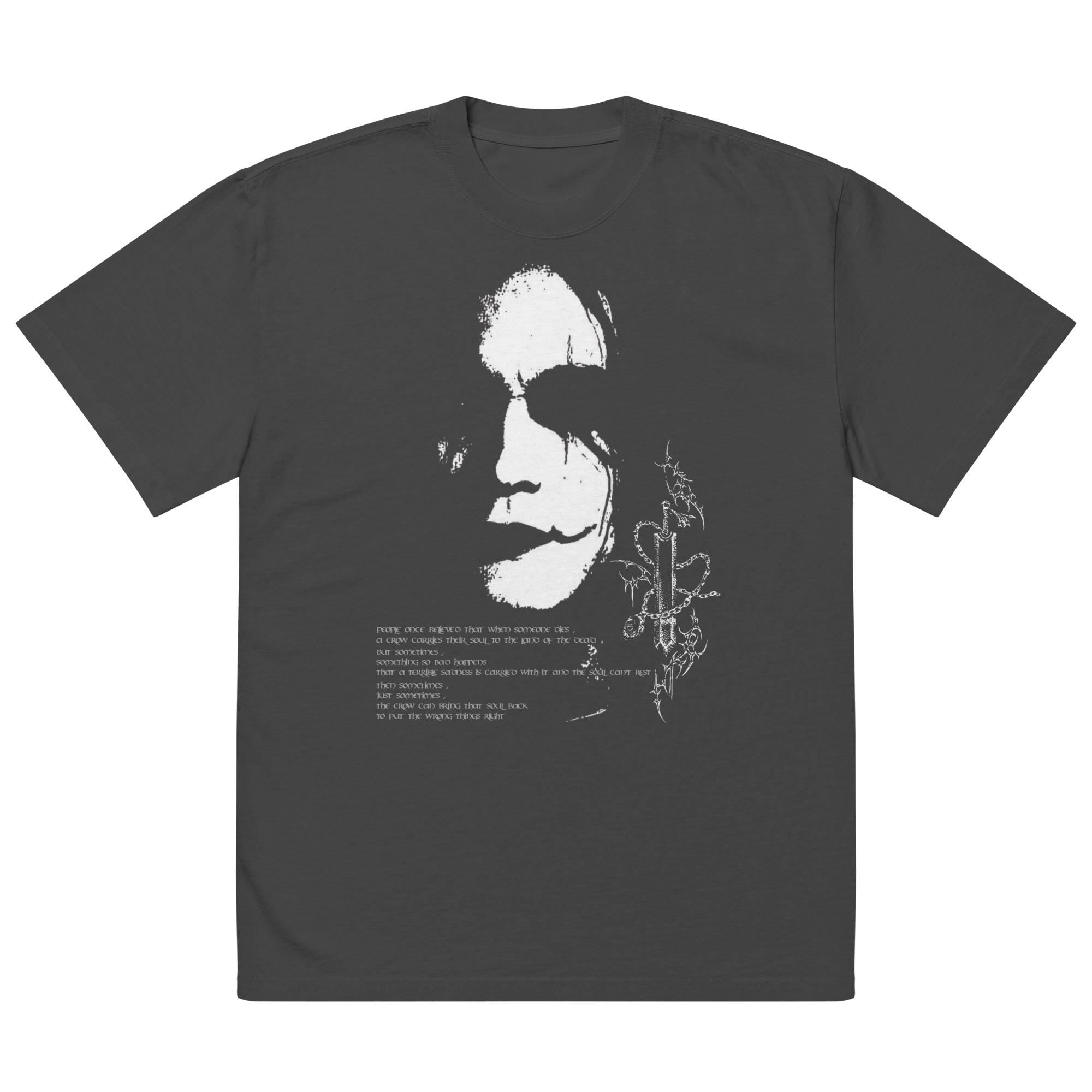The Crow Oversized Gothic Tee