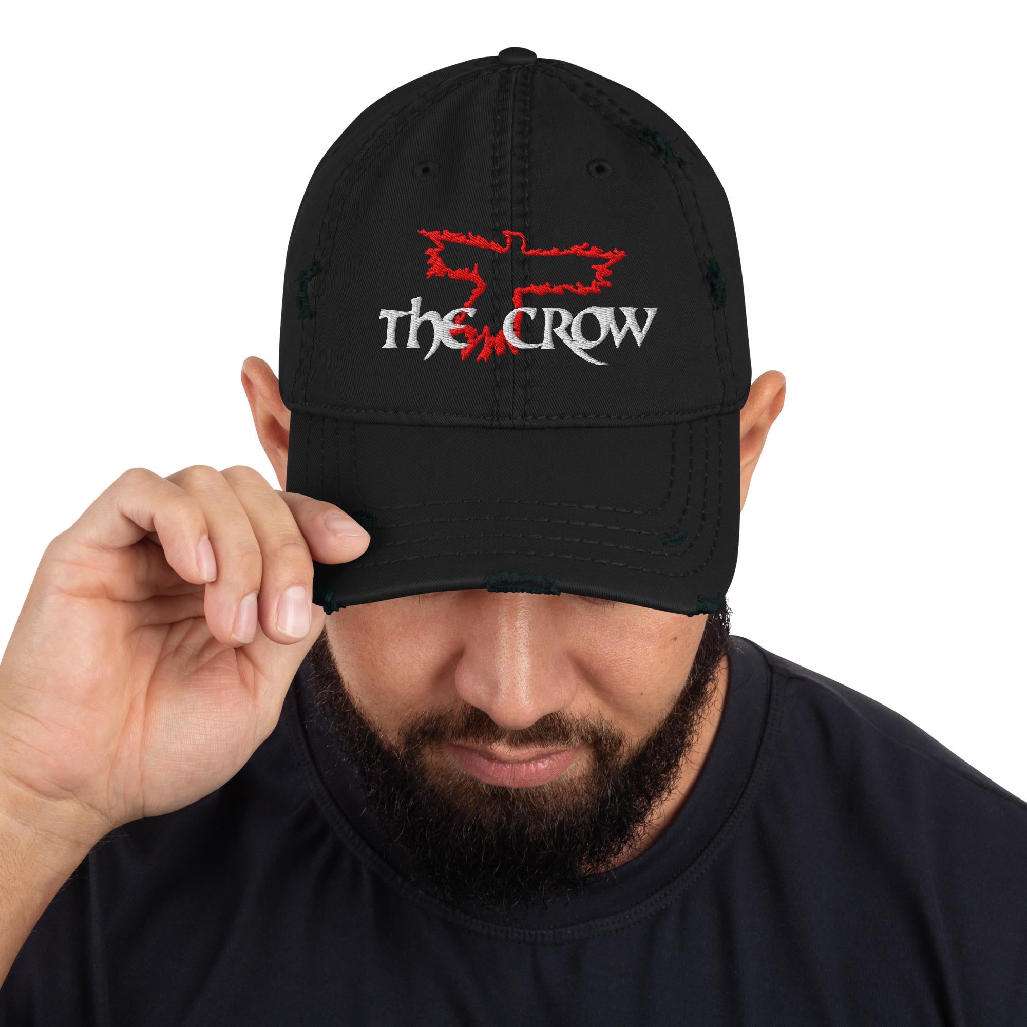 The Crow Raven Distressed Hat