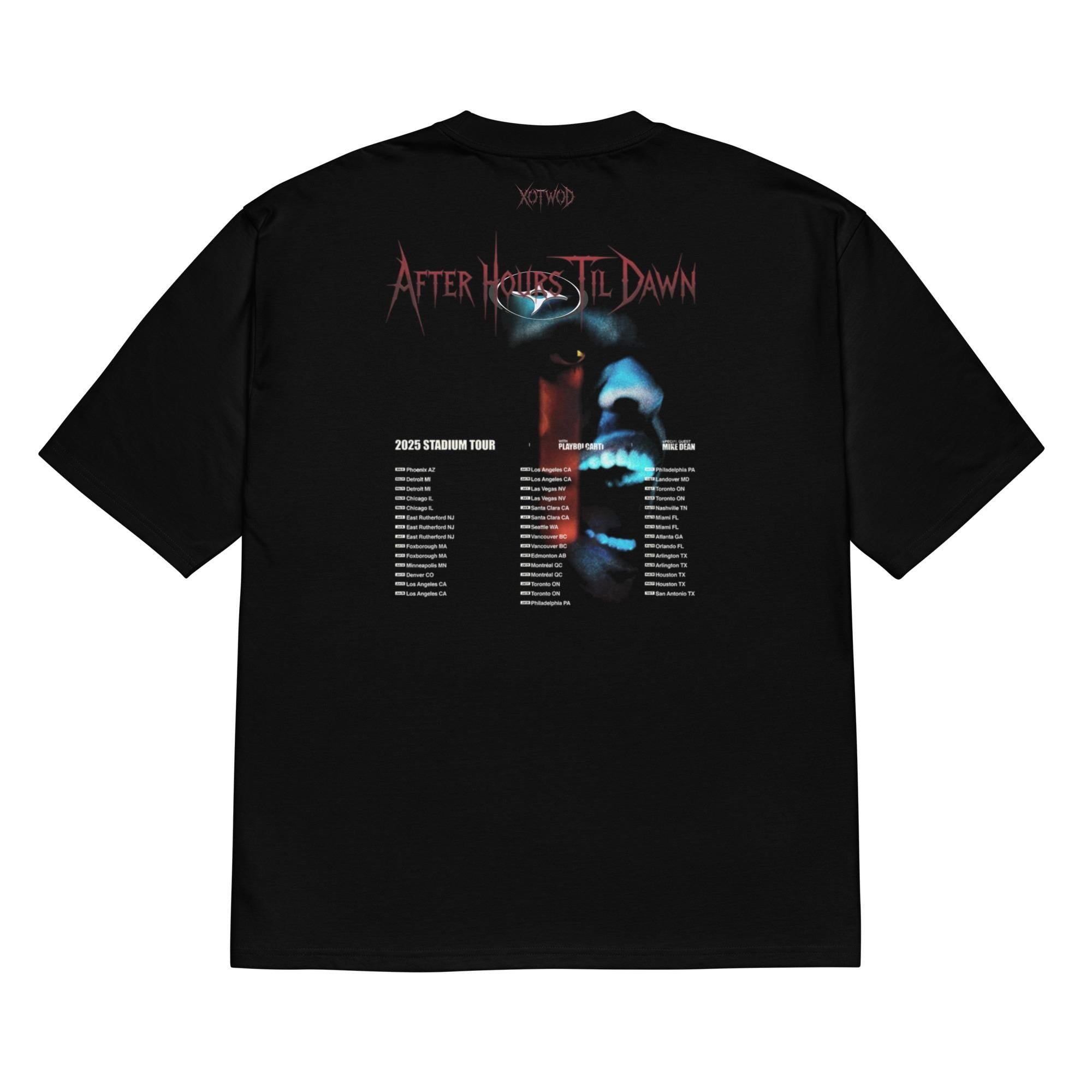 The Weeknd After Hours Til Dawn Tour Oversized Tee