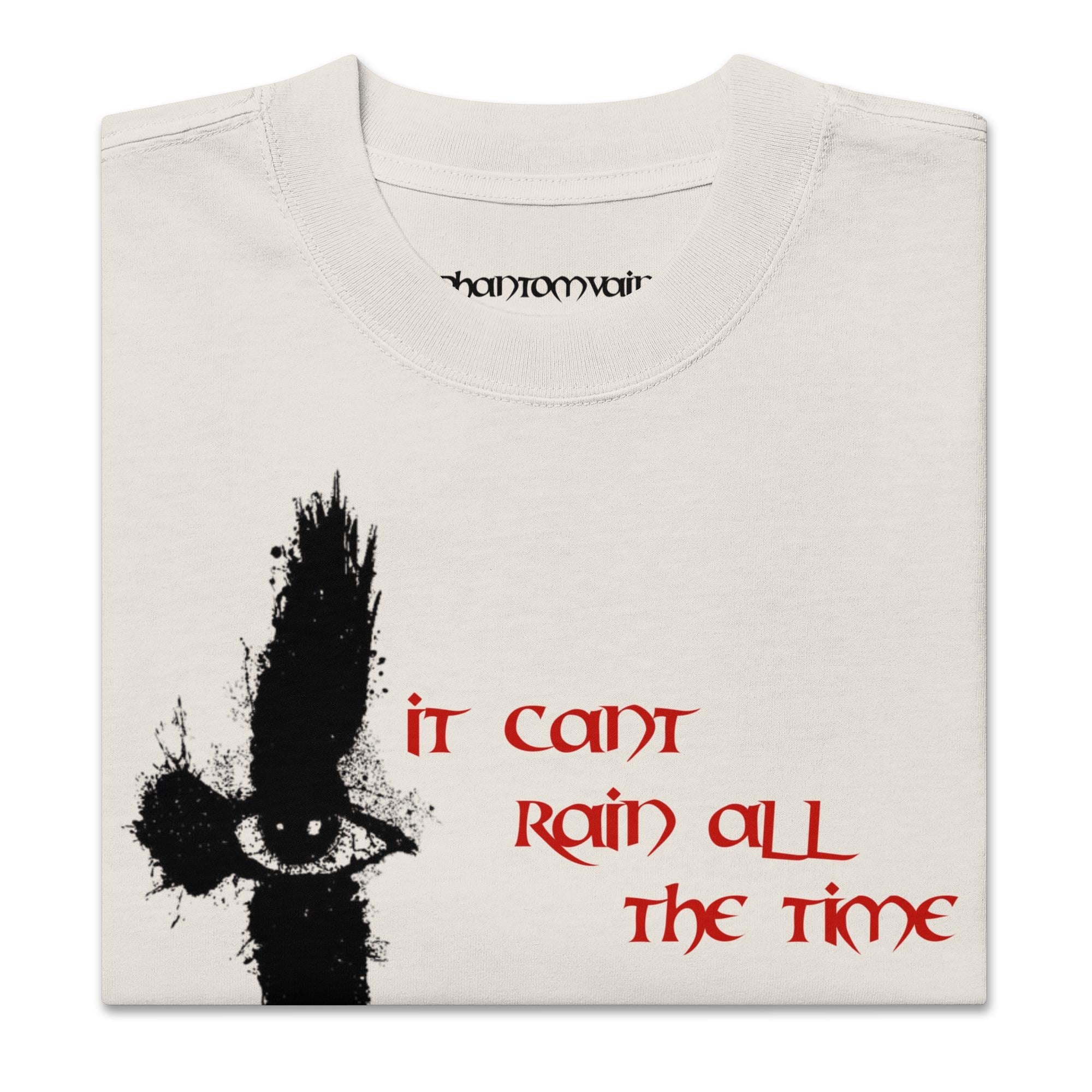 The Crow Oversized Faded Tee