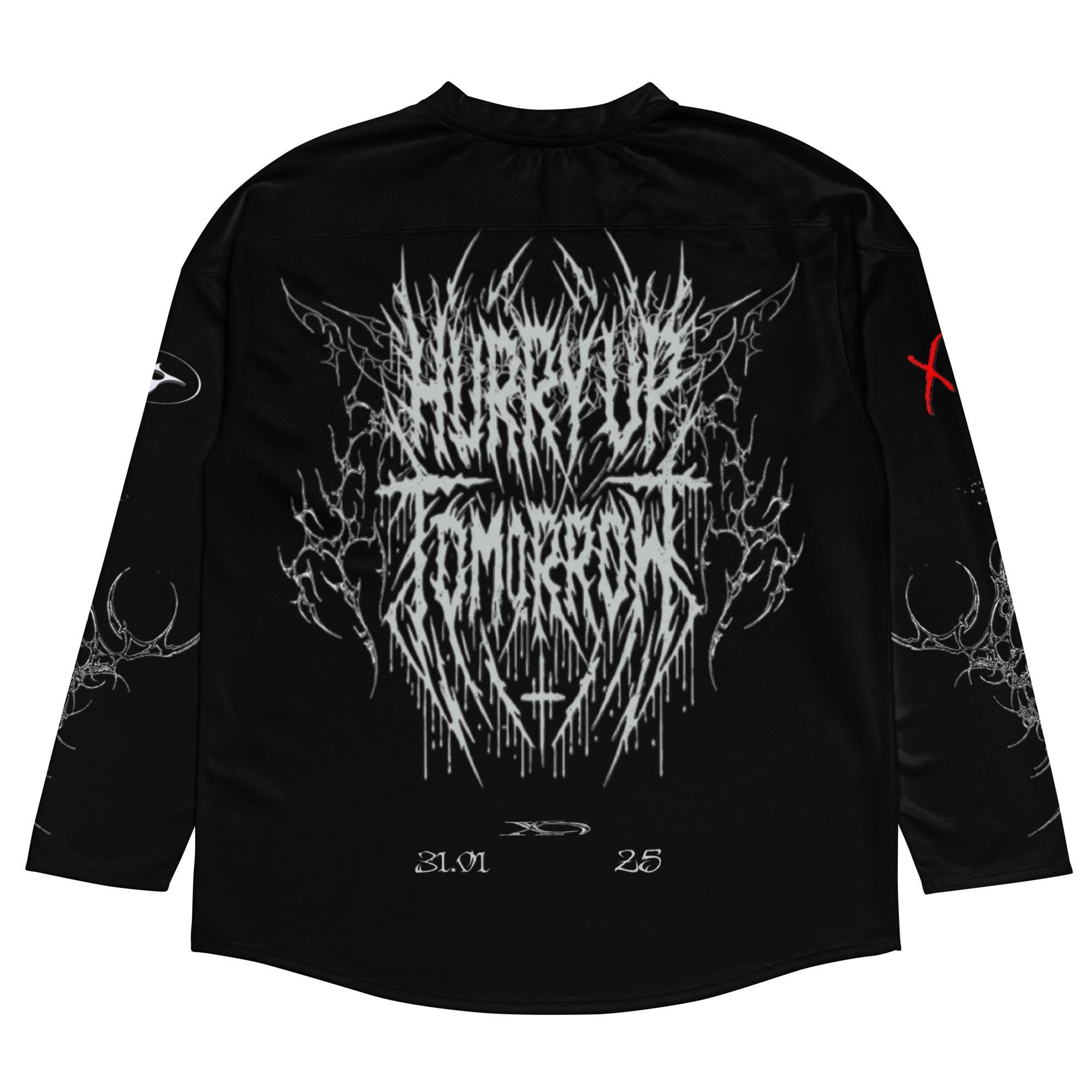 Hurry Up Tomorrow Long Sleeve Hockey Jersey