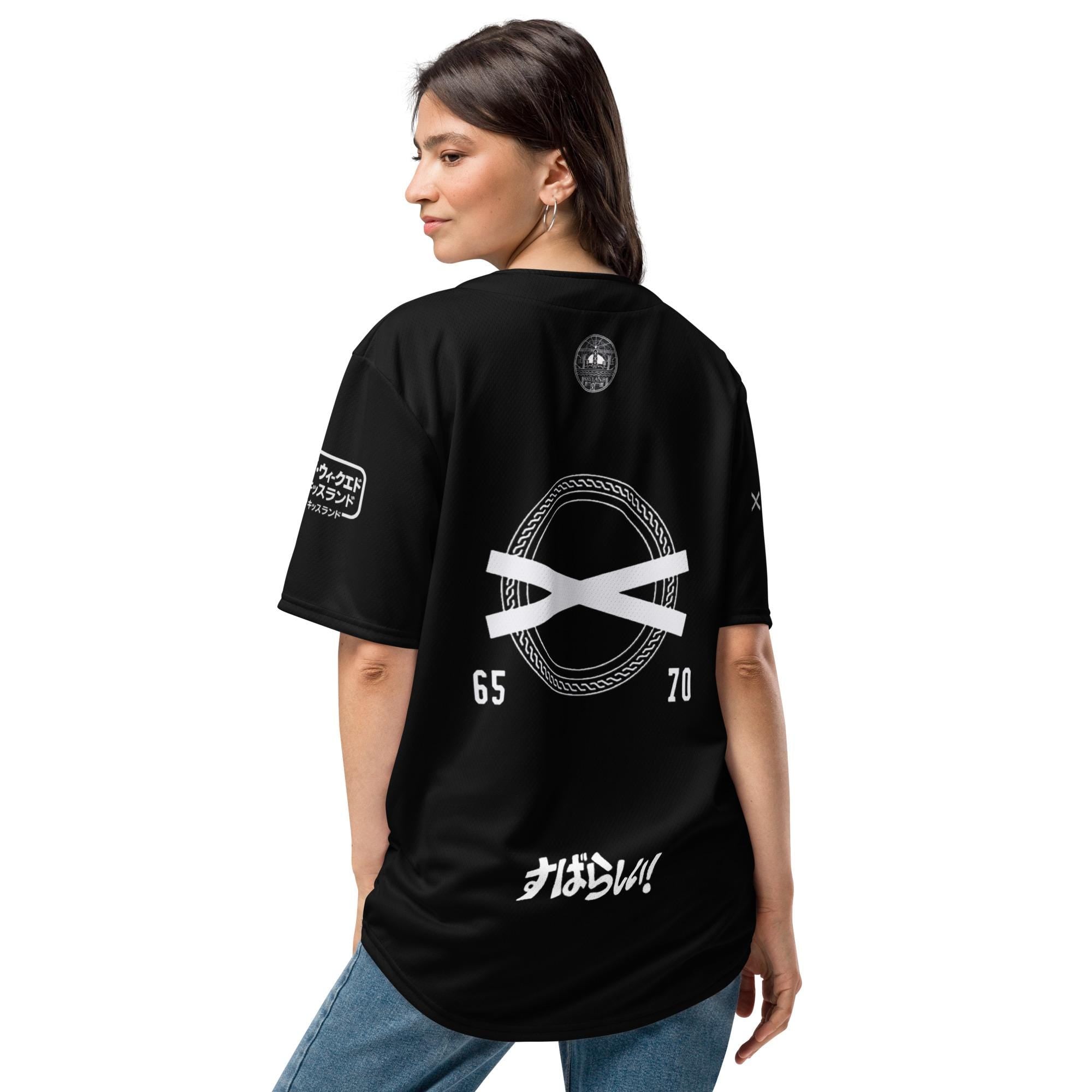 Kiss Land Retro Baseball Jersey