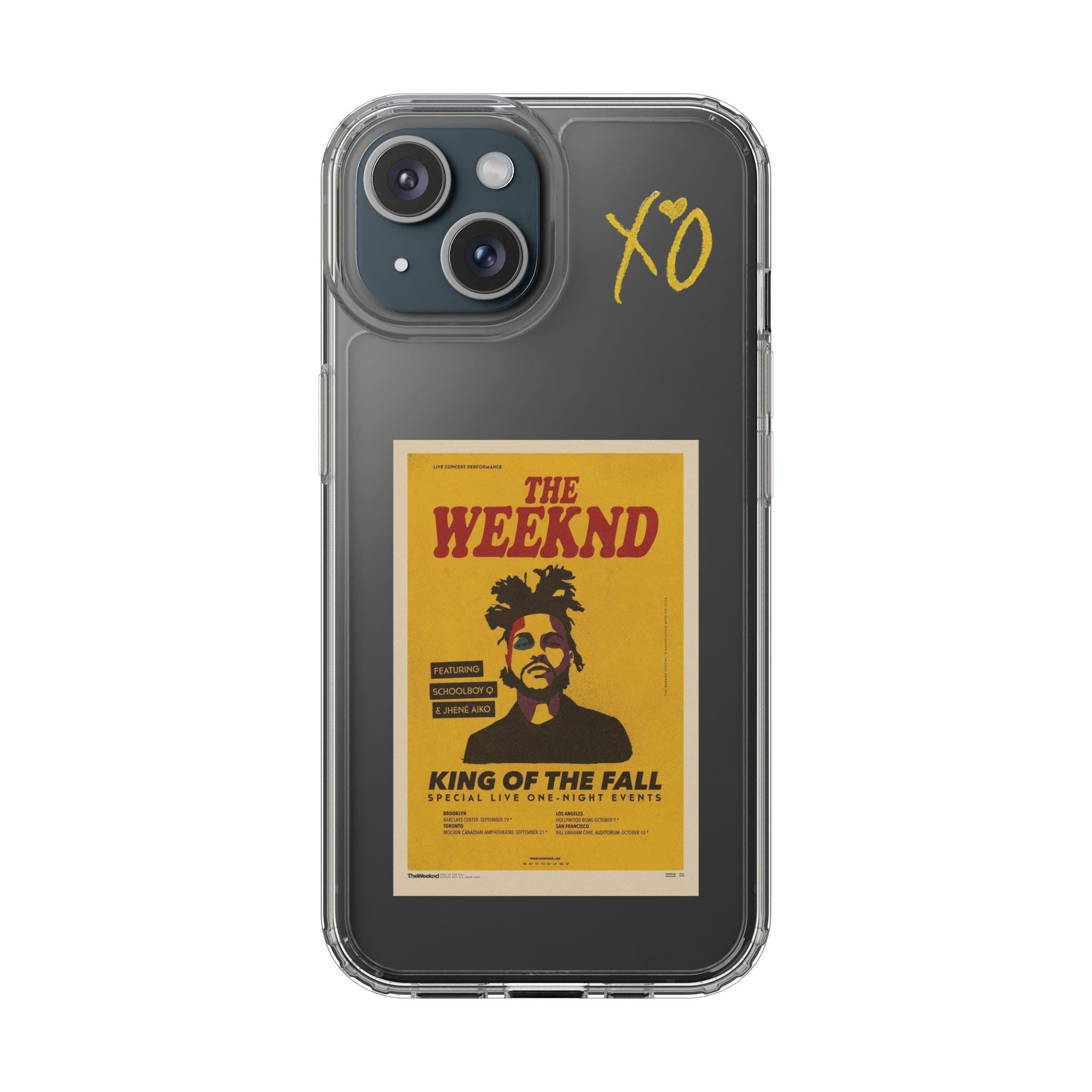 King Of The Fall Poster Style iPhone Case