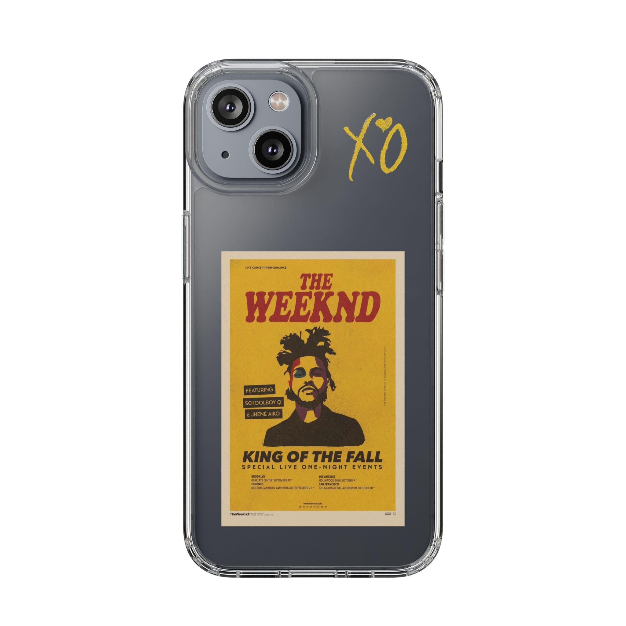 King Of The Fall Poster Style iPhone Case