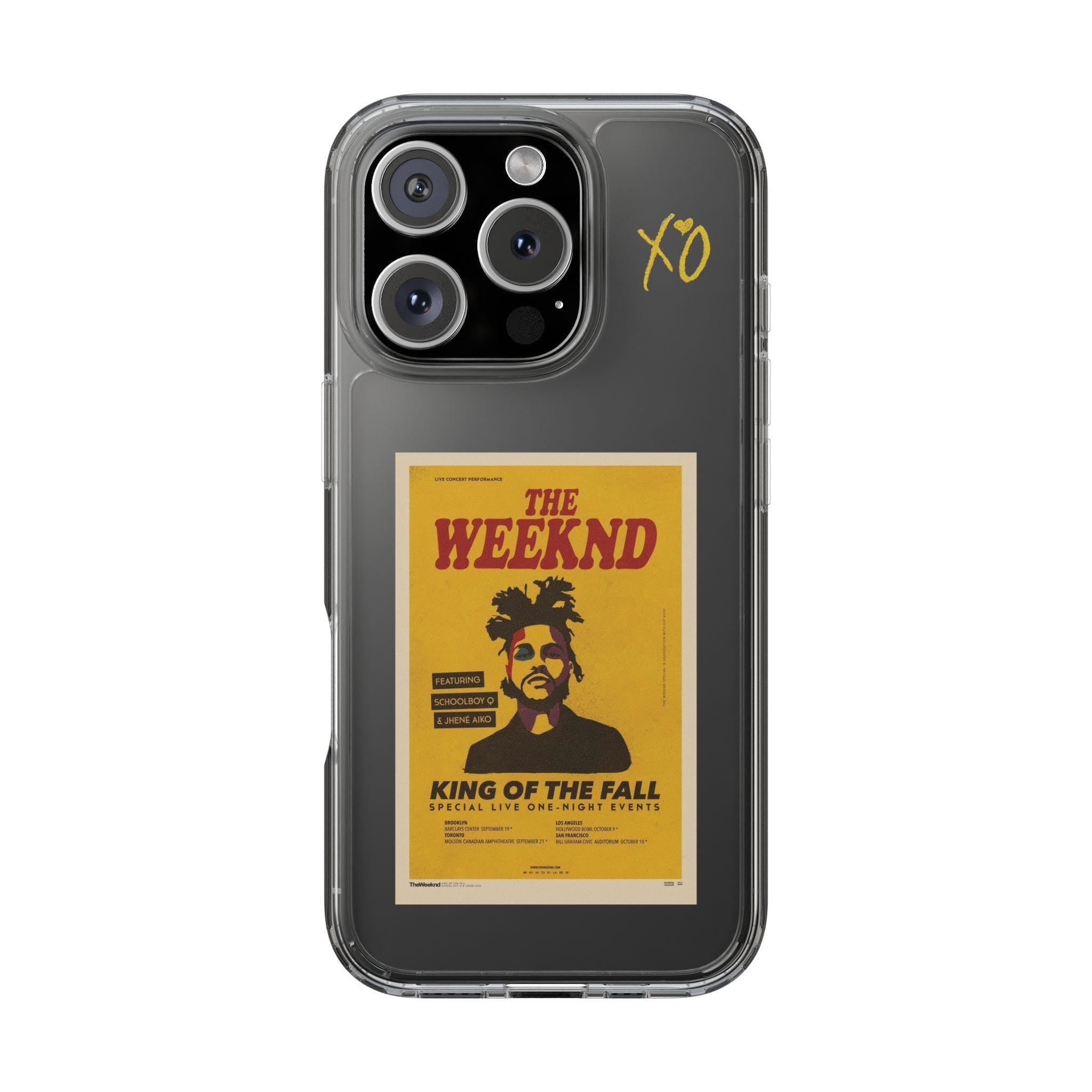 King Of The Fall Poster Style iPhone Case