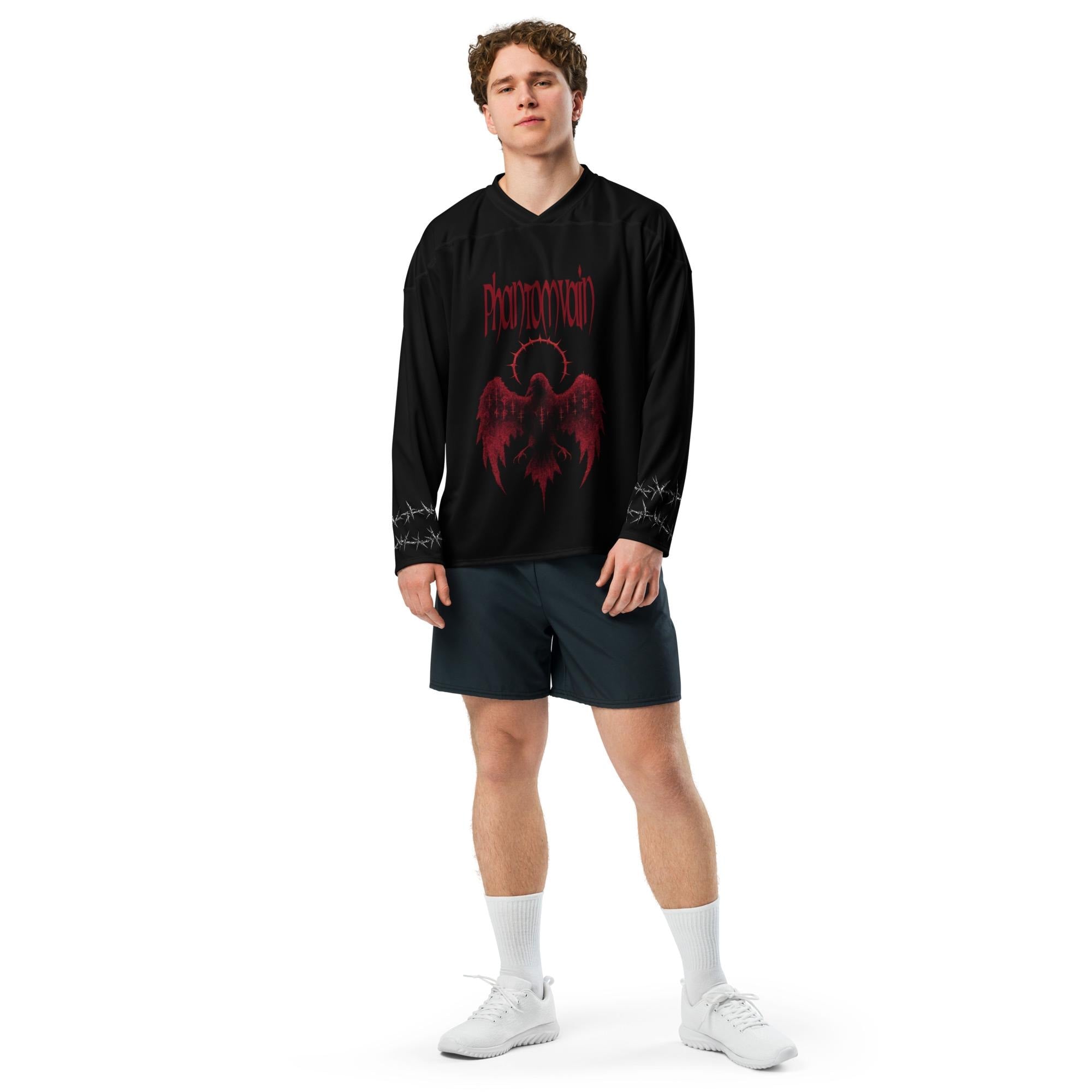 The Crow Long Sleeve Hockey Jersey