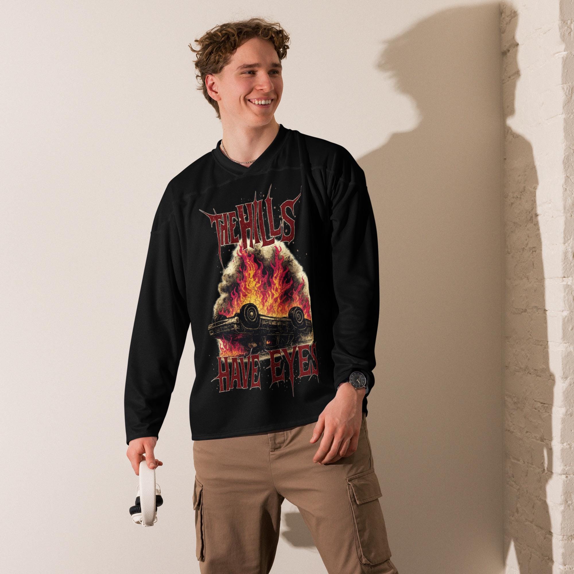 The Hills Have Eyes Long Sleeve Hockey Jersey