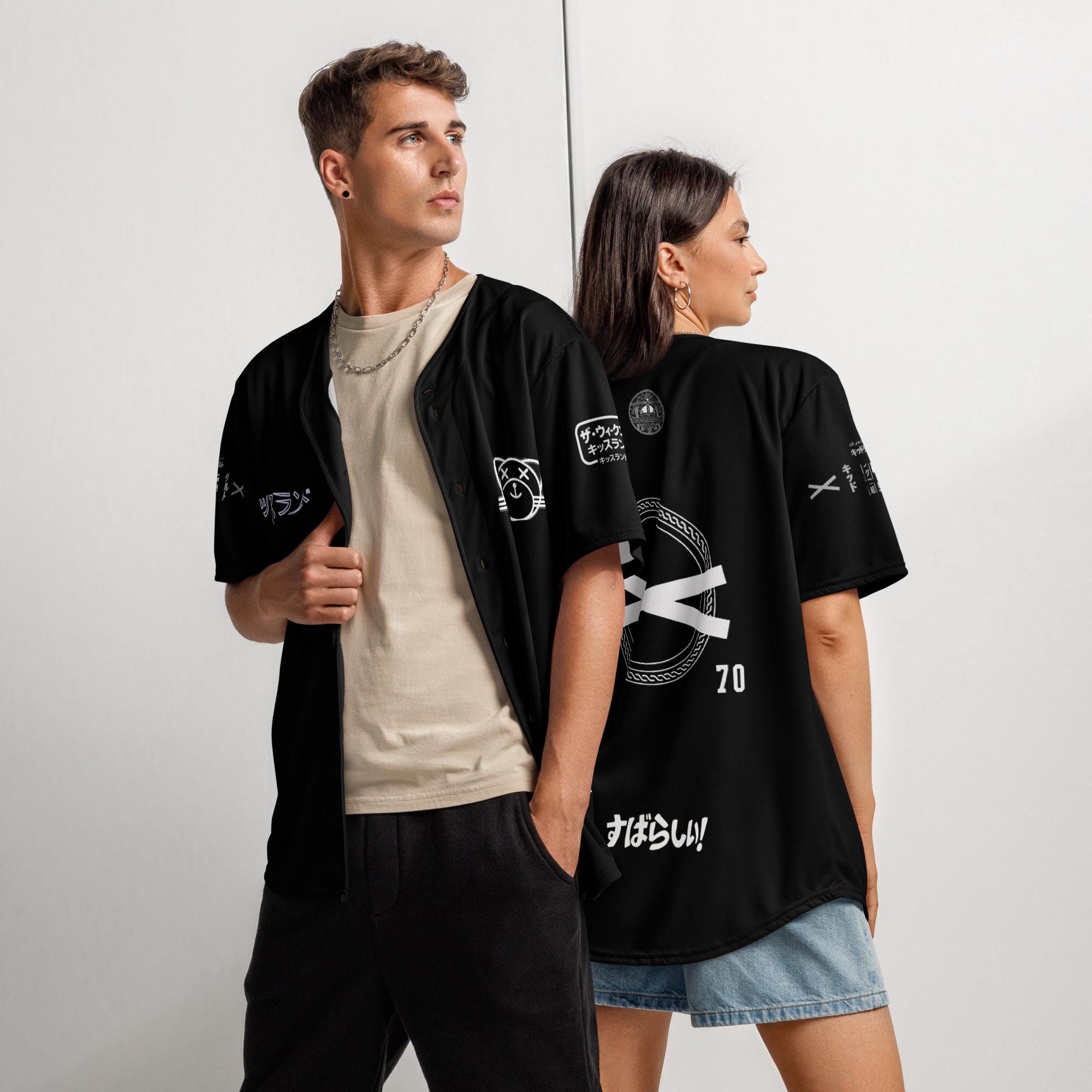 Kiss Land Retro Baseball Jersey