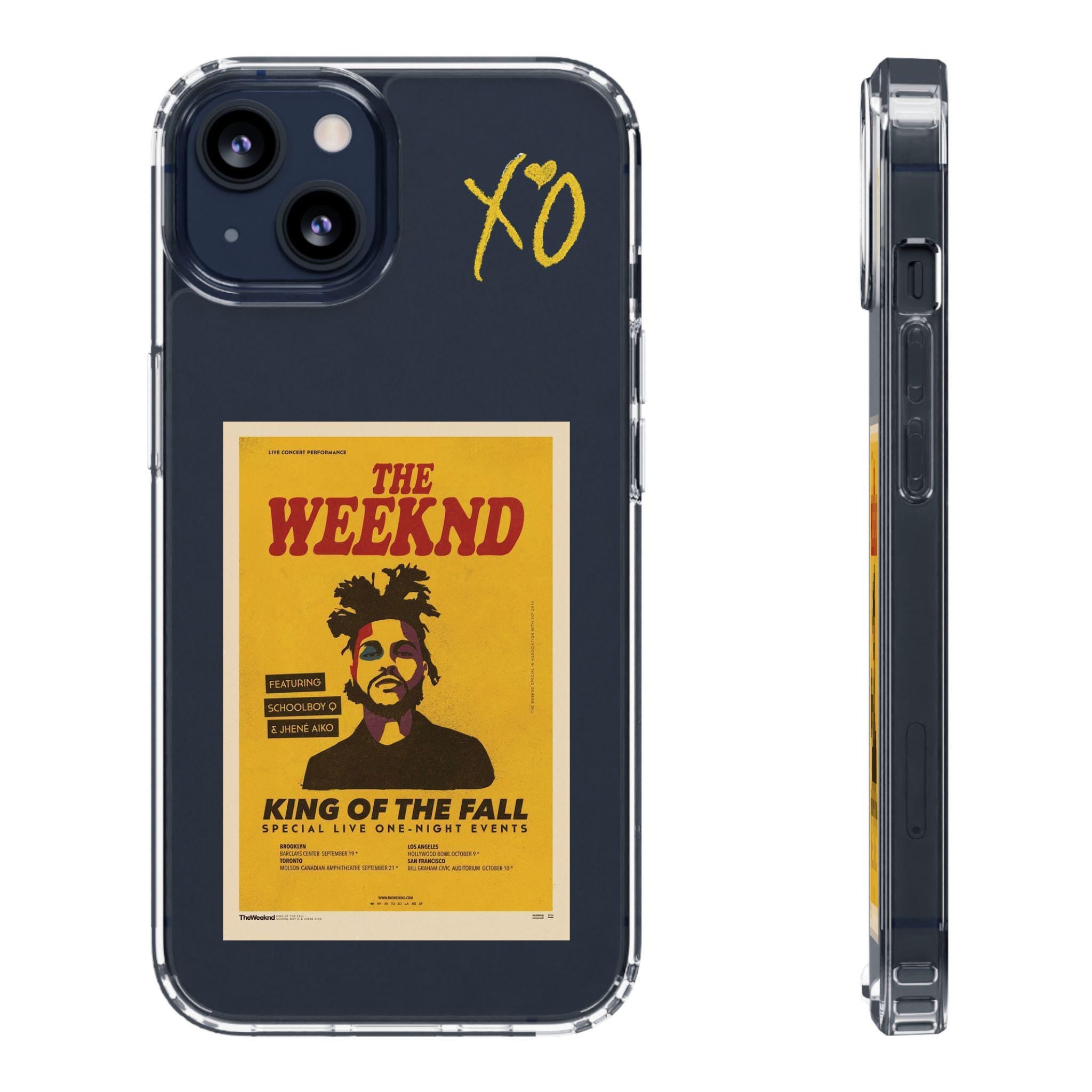 King Of The Fall Poster Style iPhone Case