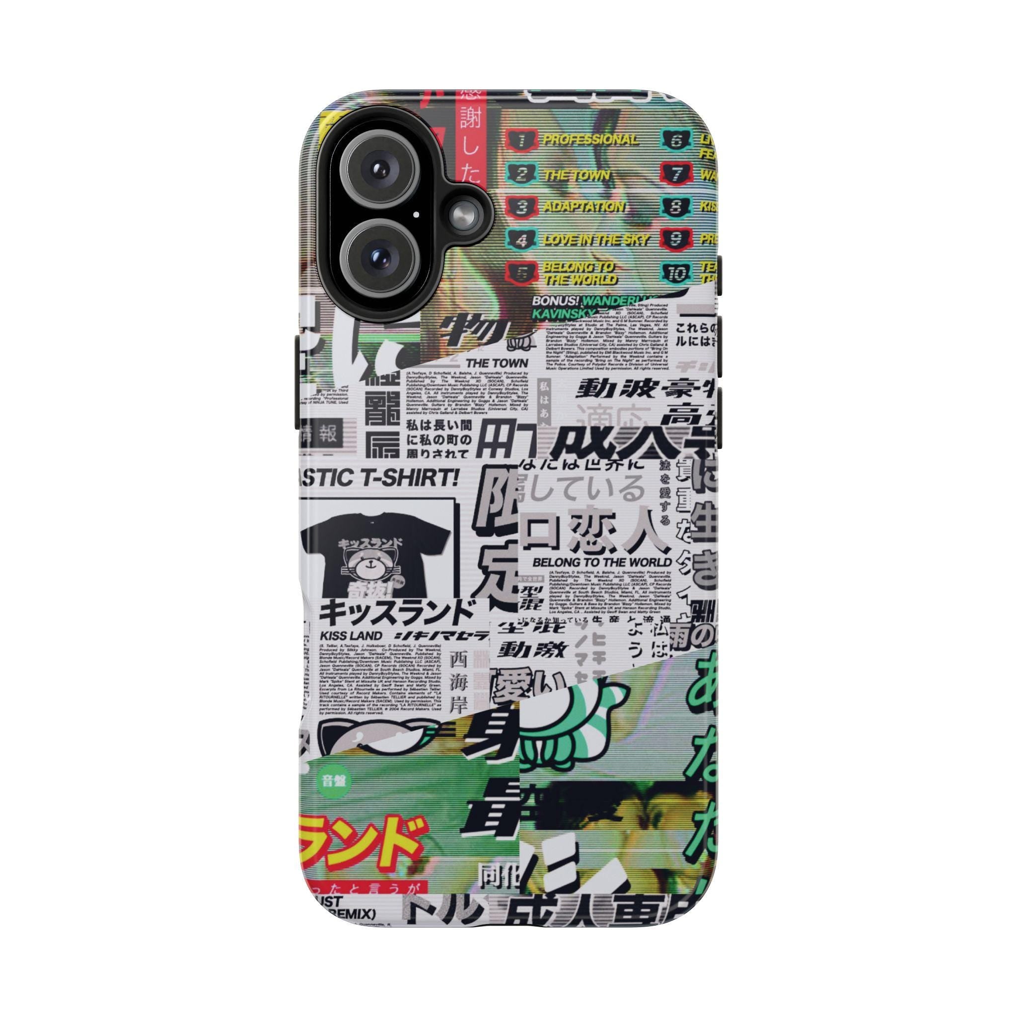Kiss Land Poster Style iPhone Case