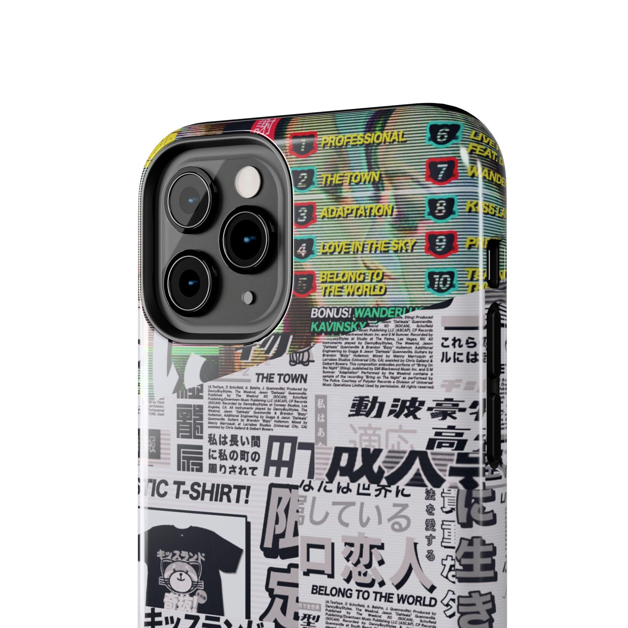 Kiss Land Poster Style iPhone Case