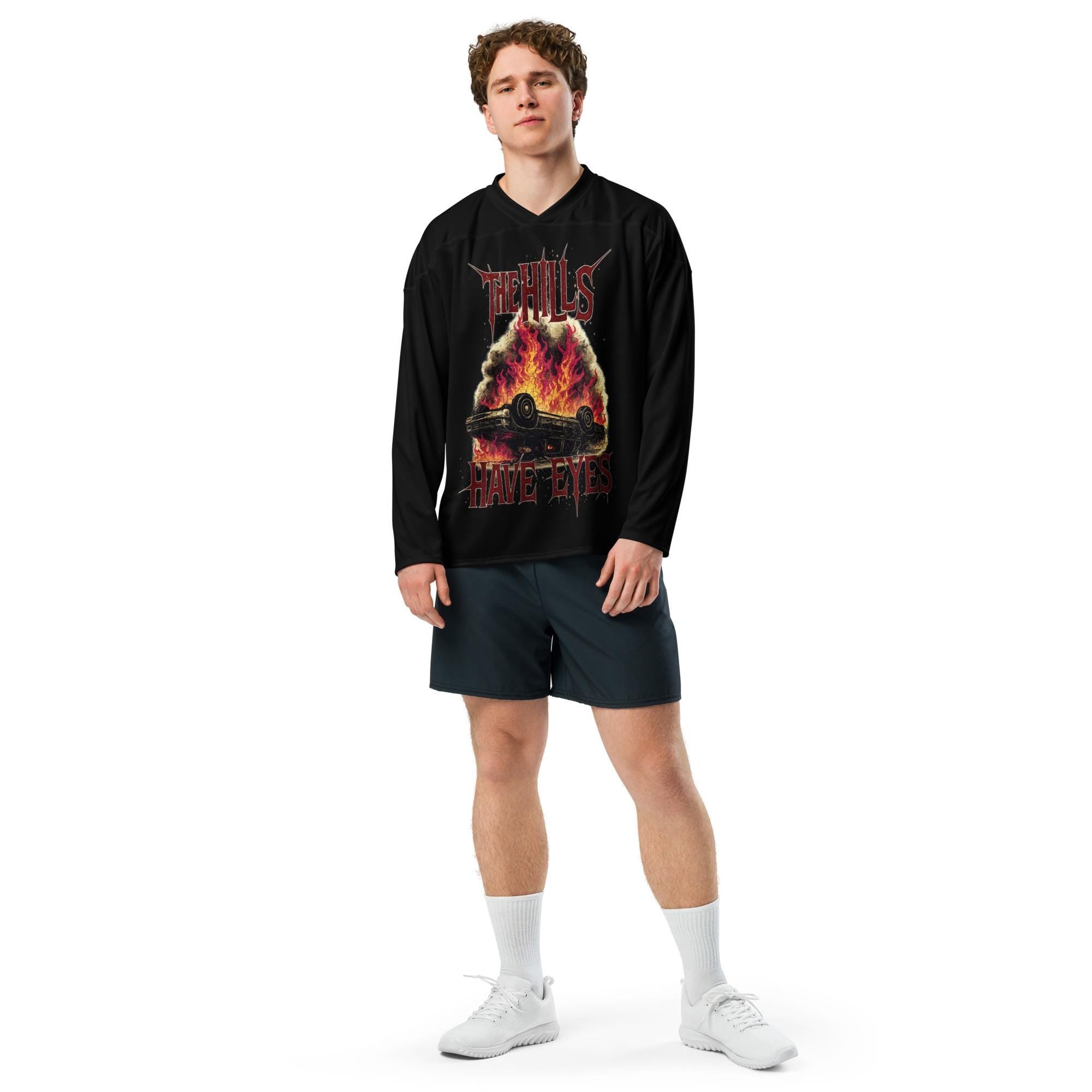 The Hills Have Eyes Long Sleeve Hockey Jersey