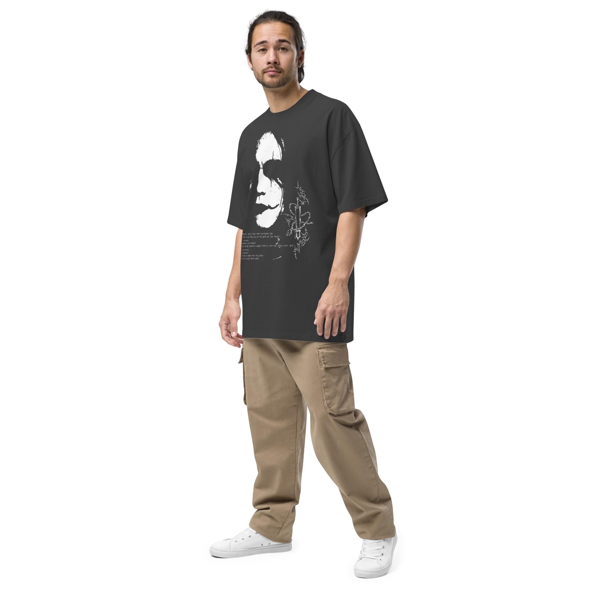 The Crow Oversized Gothic Tee