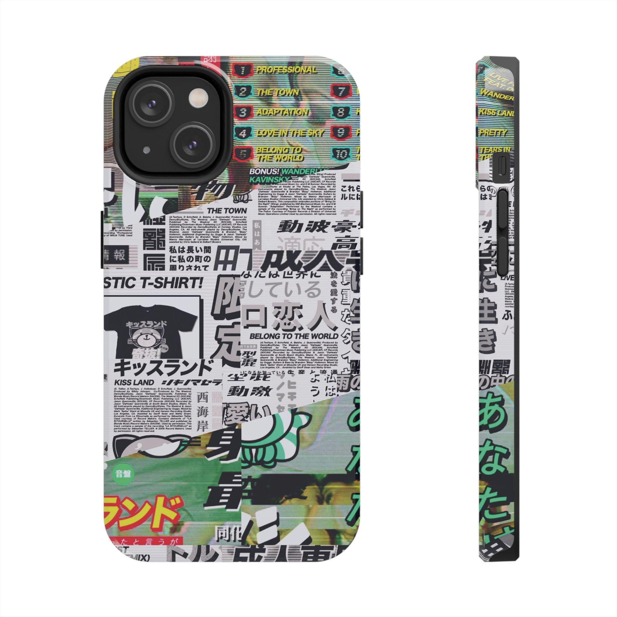Kiss Land Poster Style iPhone Case