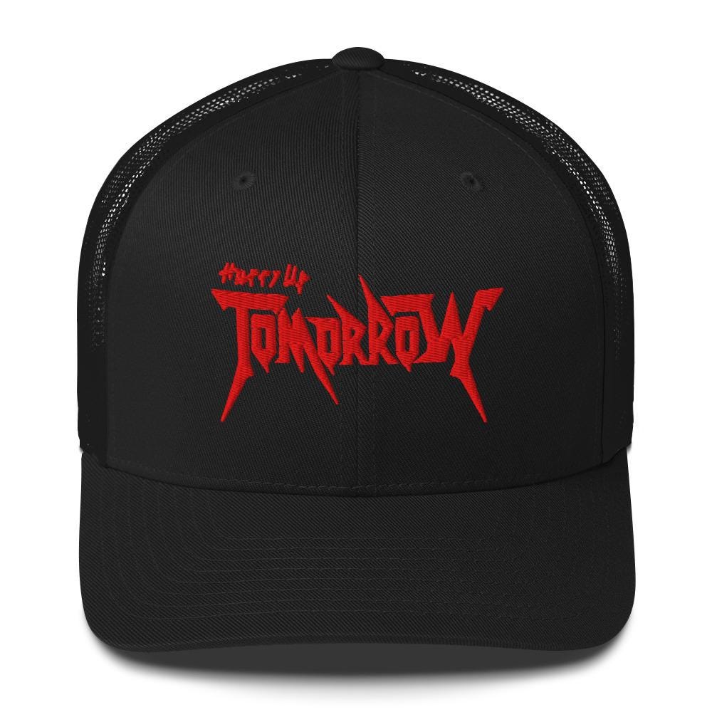 Hurry Up Tomorrow Vintage Trucker Cap