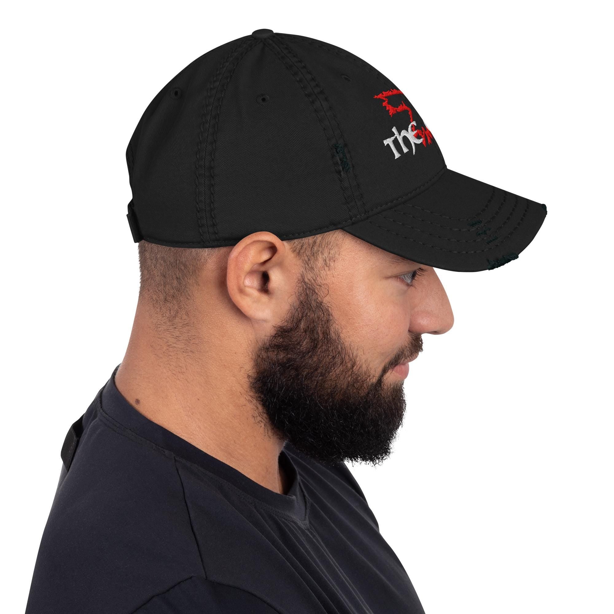 The Crow Raven Distressed Hat