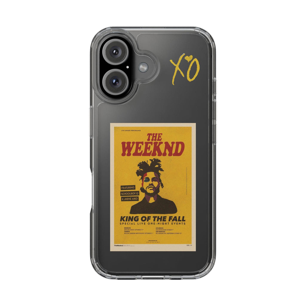 King Of The Fall Poster Style iPhone Case