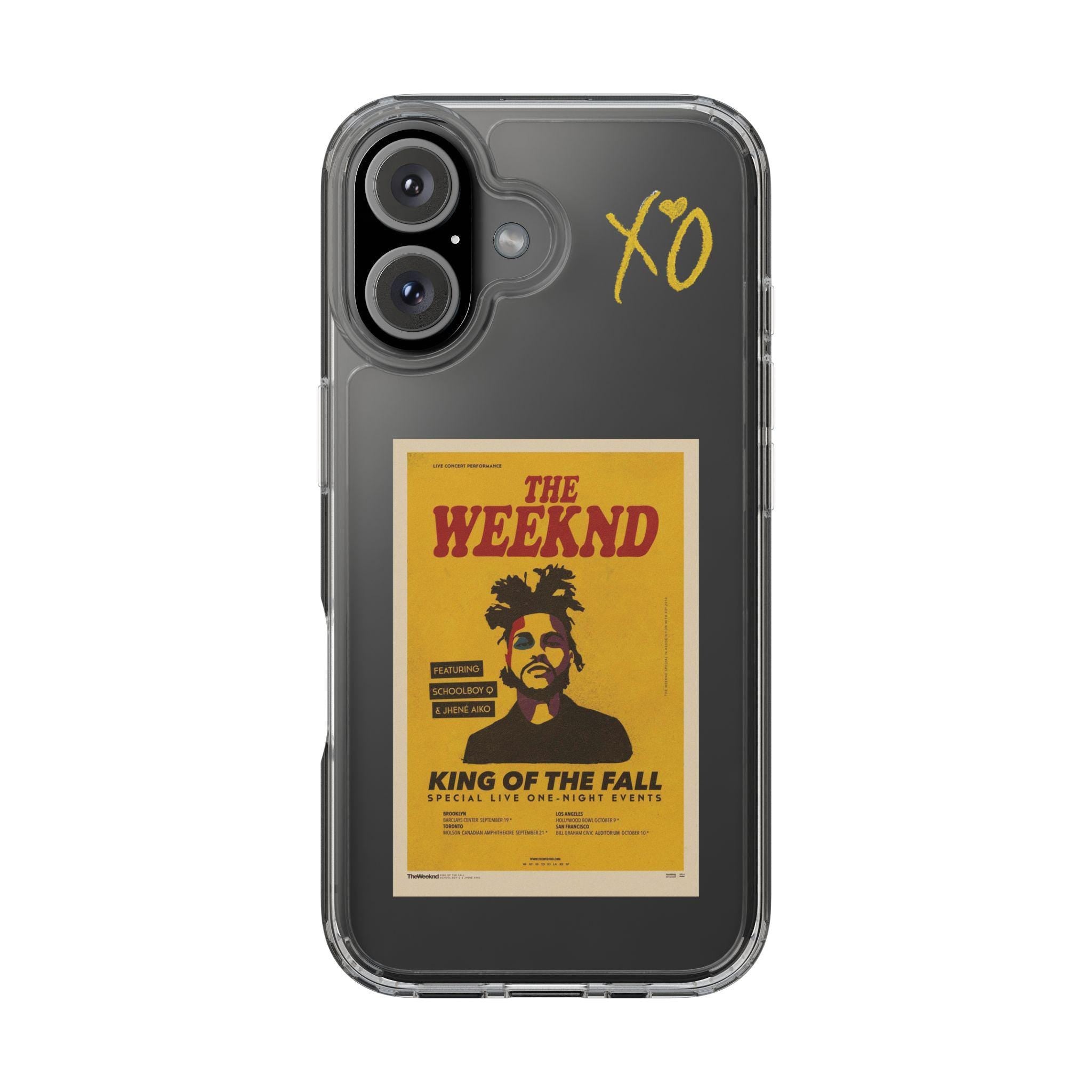 King Of The Fall Poster Style iPhone Case