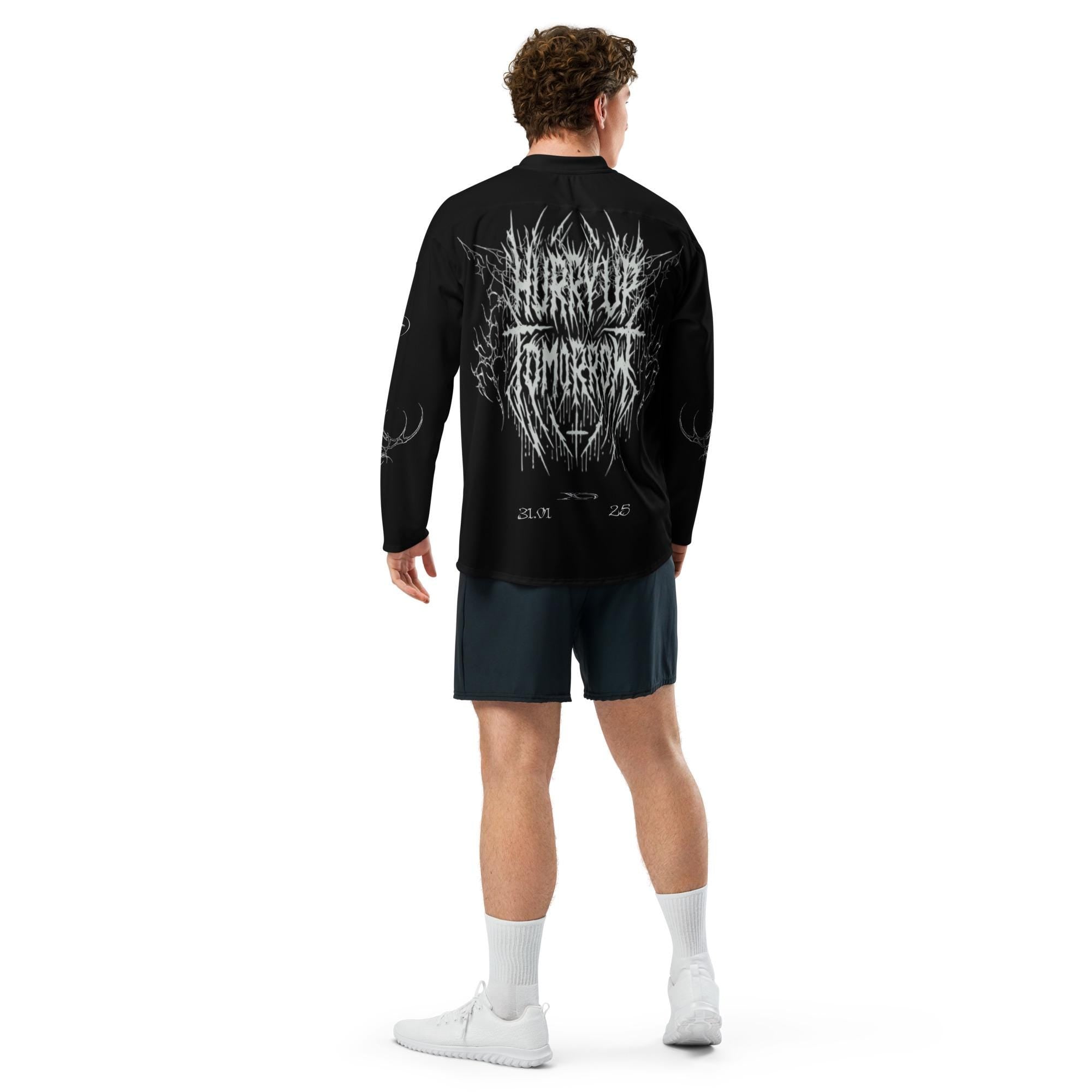Hurry Up Tomorrow Long Sleeve Hockey Jersey