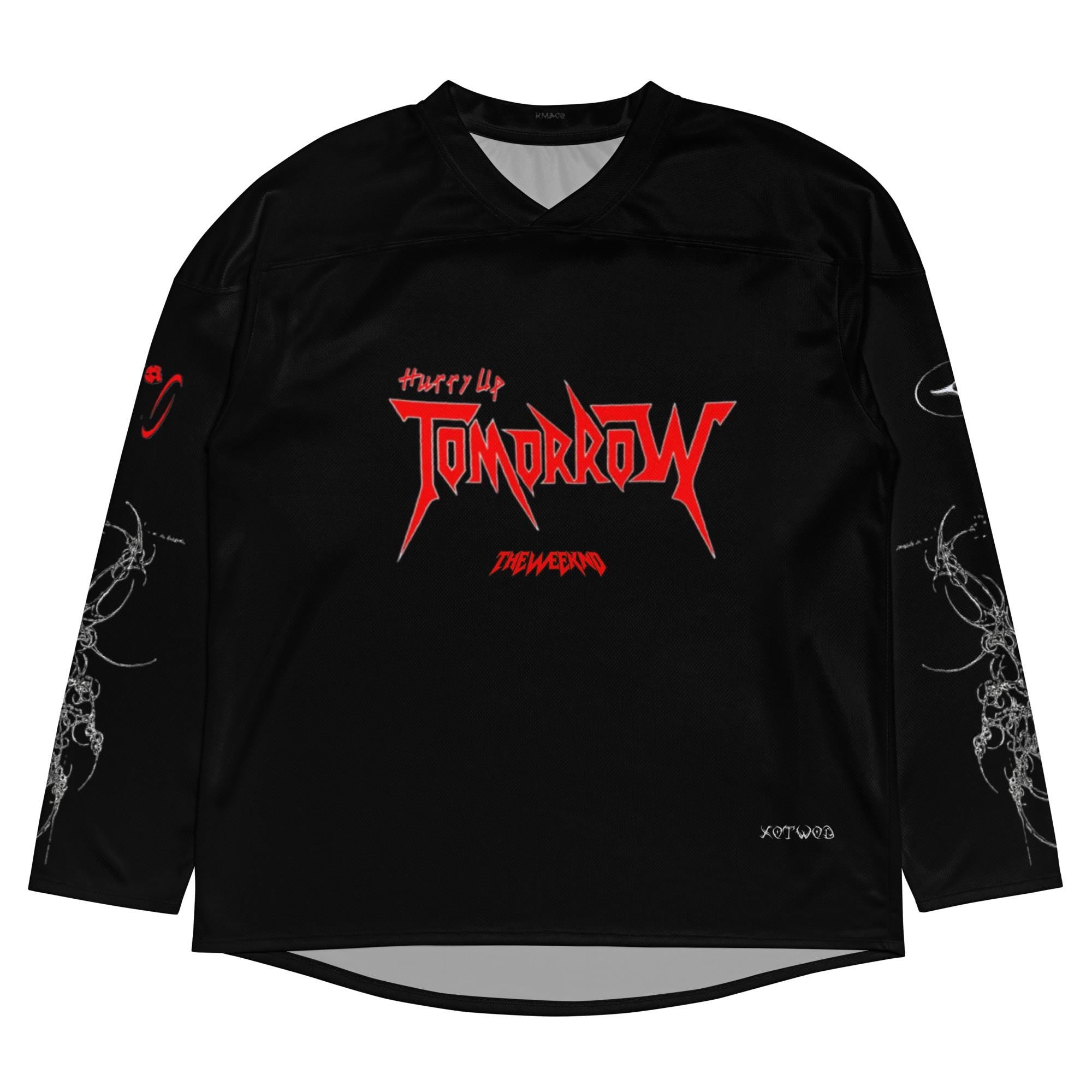 Hurry Up Tomorrow Long Sleeve Hockey Jersey