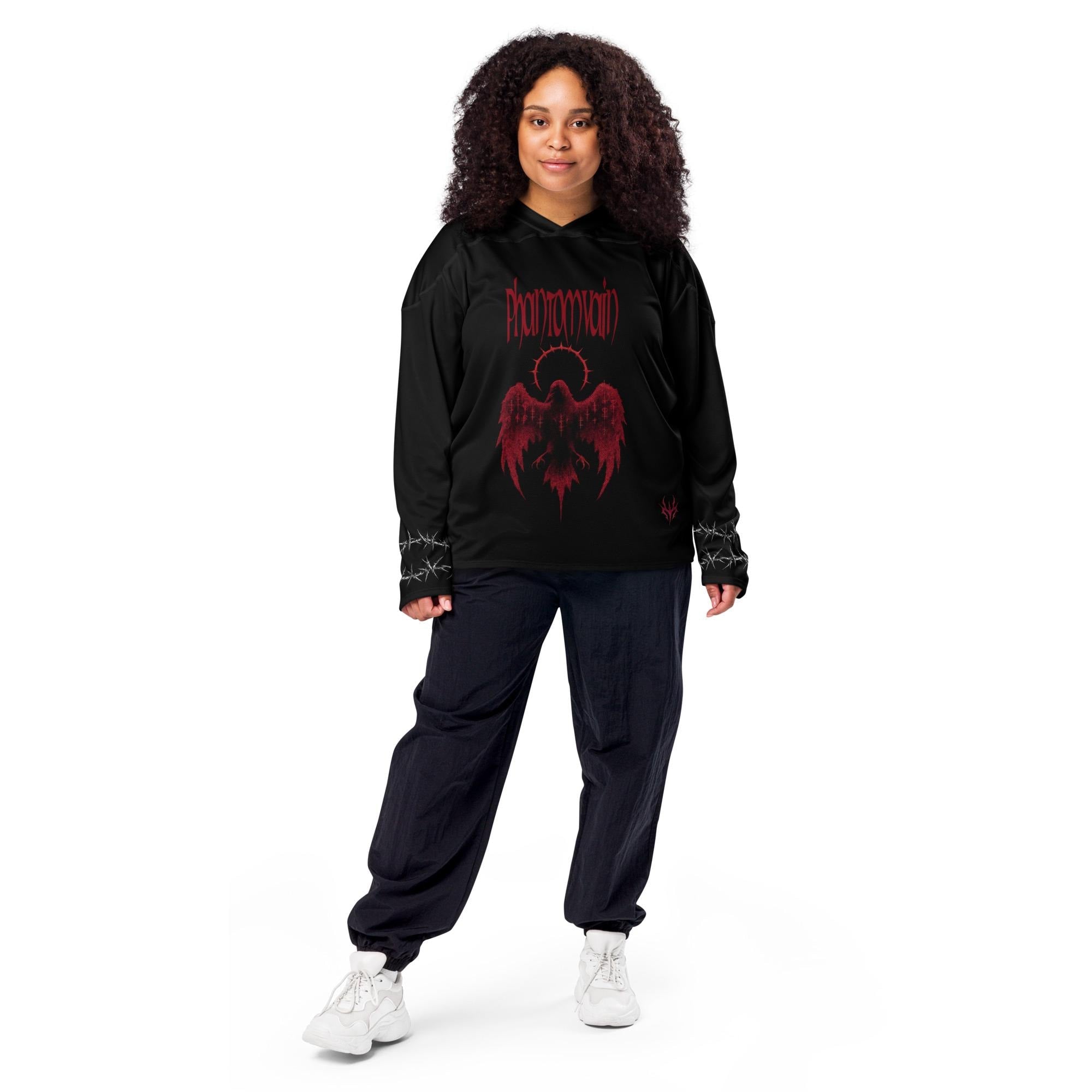 The Crow Long Sleeve Hockey Jersey